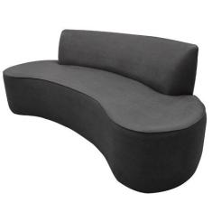 Imagem de Sofá 04 Lugares 230cm Mônaco Corano Cinza - Nexta Casa