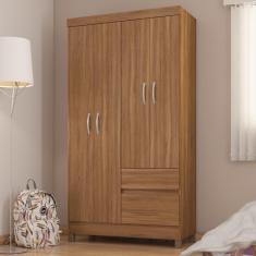 Imagem de Guarda Roupa Solteiro 4 Portas E 2 Gavetas Almirante Amêndola Touch Amêndola Touch