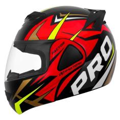 Imagem de Capacete Pro Tork V-pro Jet Factor Brilhante Escamoteável Moto-Unissex