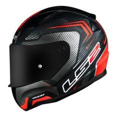 Imagem de Capacete LS2 FF353 Rapid Doom Preto e Vermelho Fosco Masculino e Femin