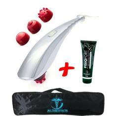 Imagem de Massageador Elétrico Vibratório Muscular + Pomada Massageadora Fisiofo