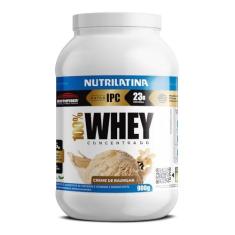 Imagem de 100% Whey Protein Sabor Creme de Baunilha 900g | Nutrilatina