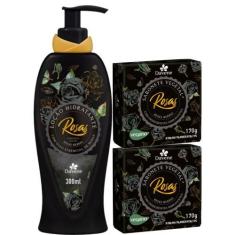 Imagem de Loção Hidratante Corporal +2 Sabonete Rosas Negras Davene