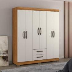 Imagem de Guarda Roupa 6 Portas 2 Gavetas Nt5130 Notável - Notável Móveis