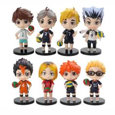 Imagem de 8pcs Haikyuu figura modelo de brinquedo