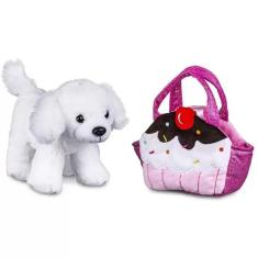 Imagem de Pelúcia Cachorro com Bolsa de Passeio Cupcake Cutie Handbags