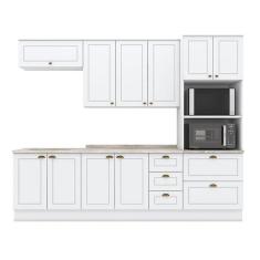 Imagem de Cozinha Modulada Americana 7 Peças Branco Hp  Henn