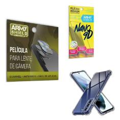 Imagem de Película De Câmera E Tela Samsung S21 Fe Com Capa Anti Shock