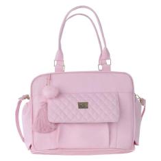 Imagem de Bolsa de Maternidade Grande Hug Luxuosa Rosa-Feminino