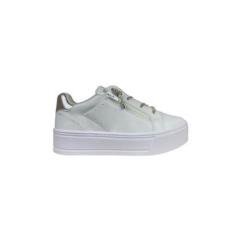 Imagem de Tenis Feminino Cadarço Em Strass Ramarim 97207 BRANCO/PRATA 35-Feminino