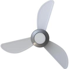 Imagem de Ventilador De Teto Ventisol Mistral 3 Pás Branco/Cinza Bivolt - Maxysc