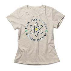 Imagem de Camiseta Feminina Think Like A Proton