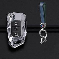 Imagem de TPHJRM Capa da chave do carro em liga de zinco, adequado para Hyundai i30 Ix35 Kona Encino Solaris Azera Accent TM Palisade Santa