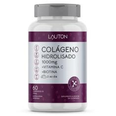 Imagem de Colágeno Hidrolisado Lauton Nutrition 1000Mg 60 Comprimidos - Colageno
