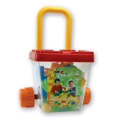 Imagem de Brinquedo Carrinho De Puxar Com Blocos - Gulliver