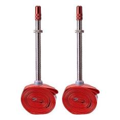 Imagem de JOYID Pacote com 2 câmaras de ar de bicicleta ultraleve TPU para bicicleta de estrada válvula francesa