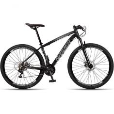 Imagem de Bicicleta Aro 29 Raider Z3x 24 Vel Câmbio Traseiro Shimano Freio A Disco Bike Mtb Alumínio Preto+cinza