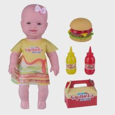 Imagem de Boneca Fast Food Hamburguer Milk
