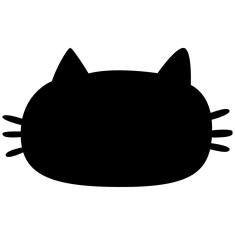 Imagem de Adesivo de Parede Lousa Gato 55x91cm