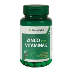 Imagem de Zinco com Vitamina E 250mg 60 cápsulas