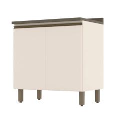 Imagem de Balcão 2 Portas 80cm com Tampo Connect - Móveis Henn