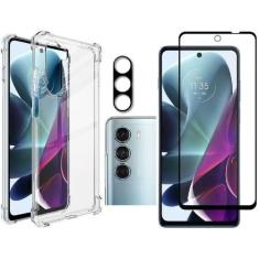 Imagem de Capinha + Película 3D + Película De Câmera Moto G200 5G - Armyshield