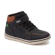 Imagem de Tênis Bota Infantil Menino Klin Flyer Kids 469 Preto/Marrom-Masculino