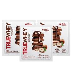 Imagem de 3x Sachê True Whey Proteína Chocolate Com Avelã True Source 32g, Choco