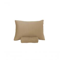 Imagem de Lençol De Elástico 1 Peça Portallar Casa Bege Caqui Solteiro