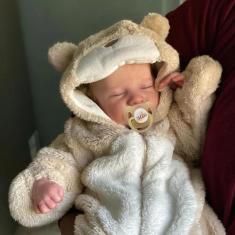 Imagem de Boneca Reborn Baby Doll BABESIDE Lifelike Boy 43 cm, corpo completo em