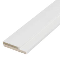 Imagem de Batente de Madeira MDF Ultra Branco 215x14x2,7cm Casablanca Branco