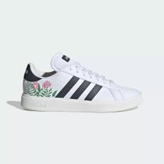 Imagem de Tênis Adidas Grand Court Base 2.0 Feminino Flores-Feminino