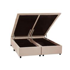 Imagem de Cama Box Bau Queen Universal Suede Clean 158X198x35 Costa Rica