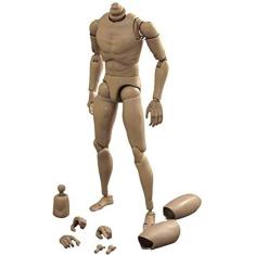 Imagem de Figura de ação corporal masculina em escala 1:6 TTM18 TTM19 para brinquedos quentes e modelo Human Body Sketch