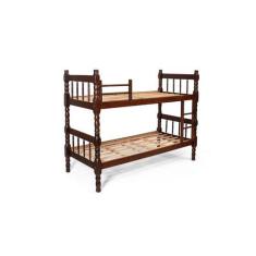 Imagem de Beliche Torneada Milão 8 - Imbuia - jm Móveis