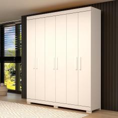 Imagem de Guarda-Roupa Casal Canadá 6 Portas Linhamobília