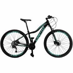 Imagem de Bicicleta Aro 29 Cripto 24 Marchas Shimano E Freio A Disco - Preto-verde - 17&quot; Preto-verde