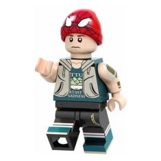 Imagem de Boneco Blocos De Montar Peter Parker Máscara Homem Aranha