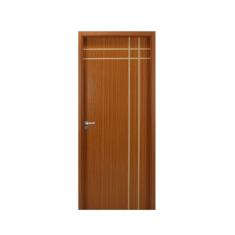 Imagem de Kit Porta de Madeira Decorada 215x84cm com Batente de MDF Ultra 10cm Mantiqueira MGM Mogno