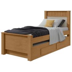 Imagem de Cama Lopas Solt 0,90 Athenas 2022 C/cama Auxiliar Amendoa Cle/off Wh/amendoa Cle