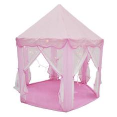Imagem de Barraca Infantil Tenda Cabana + Luzes De Led A Pilha - Dm Toys