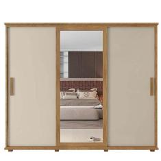 Imagem de Guarda Roupa Casal Portas De Correr 271cm Com Espelho Espanha Rv Móvei