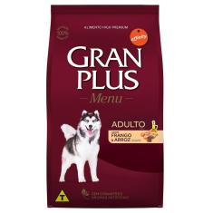 Imagem de Ração GranPlus Menu Frango e Arroz para Cães Adultos - 10,1 Kg