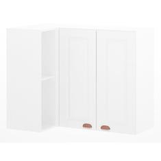 Imagem de Armário Aéreo Canto Reto Conjugado 2 Portas com Nicho Lateral Cristal Luciane Móveis