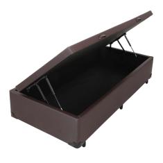 Imagem de Base para Cama Box Solteiro Érica com Baú Tabaco