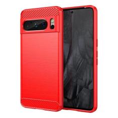 Imagem de Aikcks Capa para celular Google Pixel 8 Pro: capa de telefone à prova de choque - Capa de telefone com proteção antiqueda com absorção de choque flexível TPU de fibra de carbono - Capa de telefone Foe