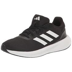 Imagem de adidas Tênis masculino Run Falcon 3.0, Preto/branco/preto, 42