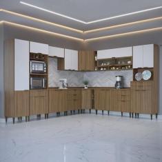 Imagem de Cozinha Compacta 13 Peças 21 Portas 9 Gavetas Paris