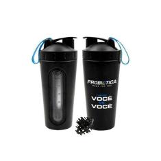 Imagem de Coqueteleira Inox Preta - Padrão: Único - Probiótica