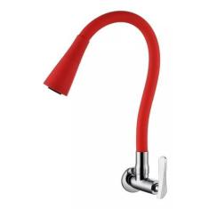 Imagem de Torneira Cozinha Gourmet Flexível Parede Silicone 2 Jatos ME05S - Doan